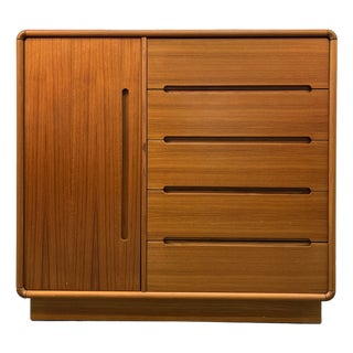 Mid-Century Teak Gentleman's Chest by the Sun Cabinet Co LTD For Sale