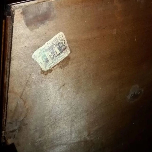 Brown Italian Carved Walnut Secretaire from La Permanente Mobili di Cantù, 1940s For Sale - Image 8 of 9