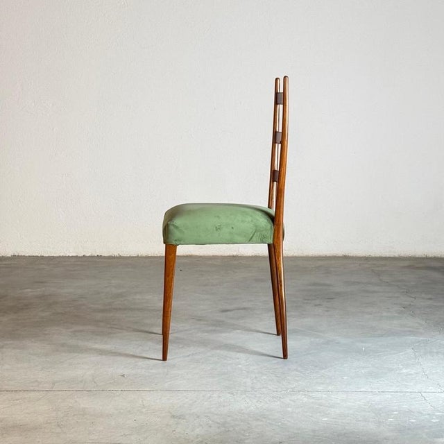 Gio Ponti Dining Room Chairs attribuited to Gio Ponti, Italy, 1950s, Set of 6 For Sale - Image 4 of 18