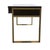 Martin Furniture Axis Collection Contemporary Modern 64" Writing Desk - Mocha Finish W. Bronze Finished Metal Frame For Sale - Image 11 of 15