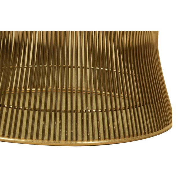 Chrome 1970s Mid-Century Knoll Warren Platner Wire Glass Coffee Table For Sale - Image 8 of 12