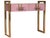 Discover the exquisite MidCentury Pink Murano Glass Console Table, a masterpiece of Italian craftsmanship. This unique...