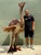 Vintage Monumental Patinated Metal Ostrich Sculpture For Sale - Image 11 of 12