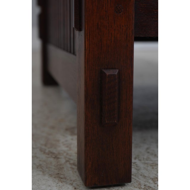 Stickley Mission Oak Reclining Morris Chair For Sale - Image 13 of 18