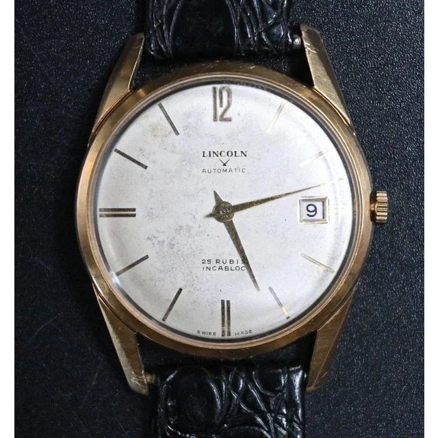 1950s Vintage Lincoln Bracelet Watch, 1950s For Sale - Image 5 of 5