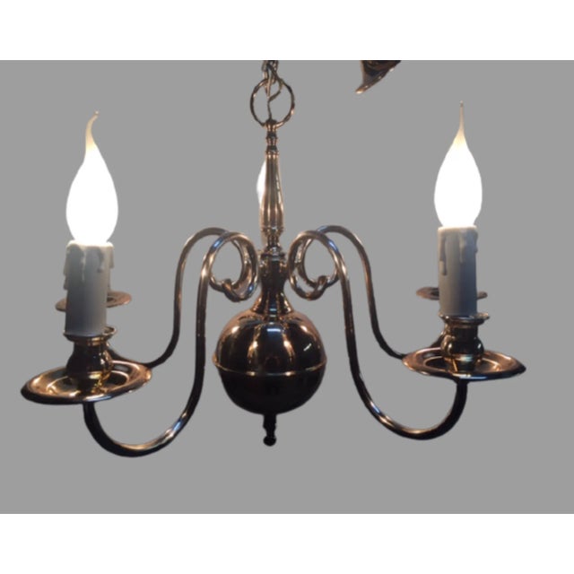 Dutch antique lamp. Brass that was given a sterling silver plating 25 years ago. Sign of time (see photos) but mostly...