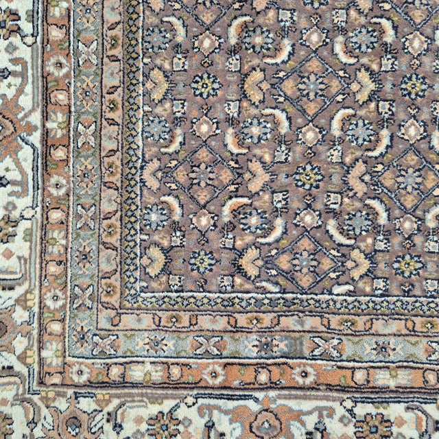 Textile Handwoven Wool Herati Rug, 1960s For Sale - Image 7 of 10