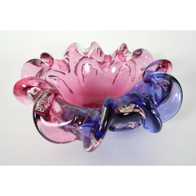 Large Mid-20th Century Murano Glass Centerpiece For Sale - Image 4 of 7