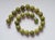 Metal Natural Olive Jade Beaded Necklace With Jade Clasp For Sale - Image 7 of 7