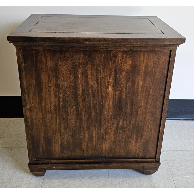 Pair Ethan Allen Reeves Collection Bedside Chests Nightstands For Sale - Image 10 of 12