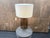 Metal Rh Blom Scandinavian Amber Glass Table Lamp Lacquered Burnished Brass Jonathan Browning For Sale - Image 7 of 18