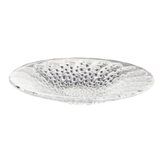 1980s Lalique "Roscoff" Crystal Bowl For Sale
