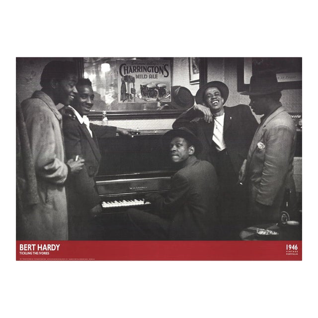 1990 Bert Hardy 'Tickling the Ivories' African American Offset Lithograph For Sale