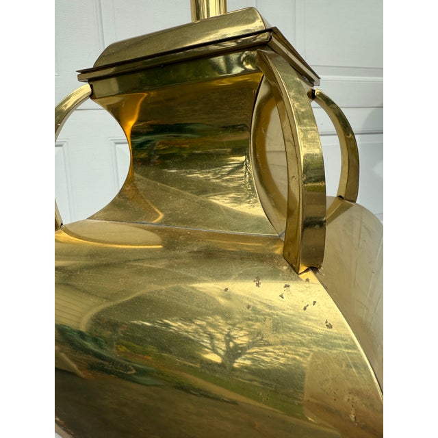 Late 20th Century La Barge Brass Table Lamp For Sale - Image 5 of 8