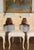 Cream Set of Six Italian Midcentury Bleached Walnut Dining Room Chairs with Scrolls For Sale - Image 8 of 12