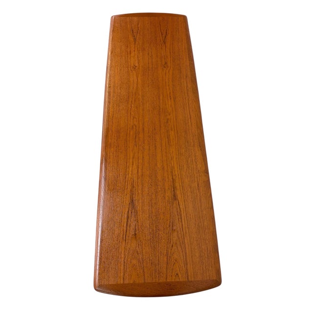 Mid-Century Danish Modern Teak Coffee Table W/Magazine Shelf - Refinished For Sale - Image 4 of 9