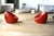 1970s Space Age Armchairs in Fiberglass, 1960s, Set of 2 For Sale - Image 5 of 18