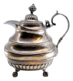 Teapot with Knob Lid and Claw-Shaped Feet