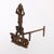 Antique Neoclassical Figural Cast & Wrought Iron Fireplace Andirons, Circa 1900 For Sale - Image 6 of 9
