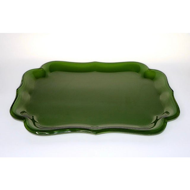 A rare iconic Barockbrickan (Baroque Tray) in a stunning, high-gloss Green. Manufactured in Italy by Spisani and marketed...