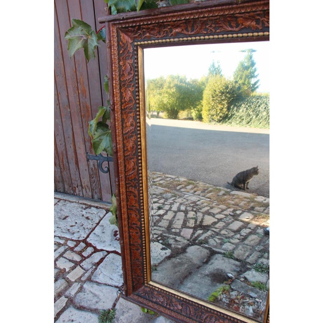 19th Century 19th Century Black Forest Mirror attributed to the Levera Brothers in Turin For Sale - Image 5 of 8