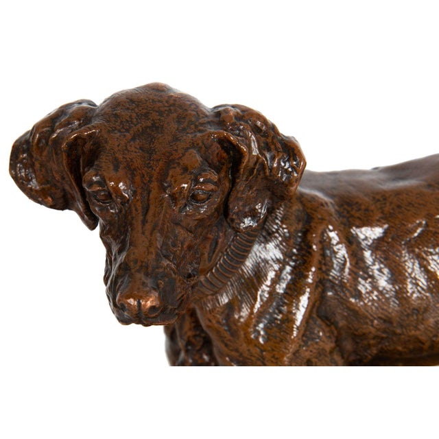 French Bronze Sculpture "Chien Braque" by Pierre-Jules Mene For Sale - Image 15 of 18