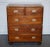 Antique Satinwood Military Campaign Chest of Drawers, 1800s For Sale - Image 14 of 18