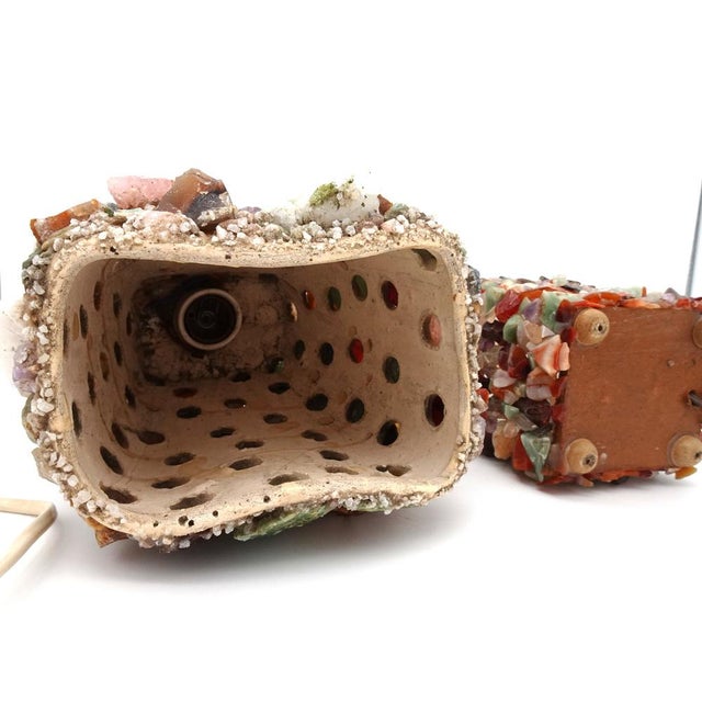 Vintage Brutalist Table Lamp, 1950s, Set of 2 For Sale - Image 4 of 17