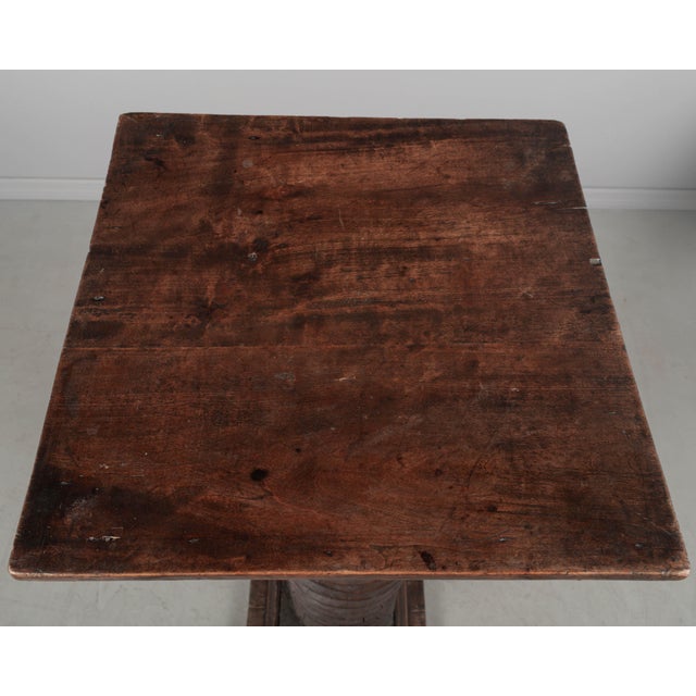 18th Century French Wooden Wine Press Screw Pedestal For Sale - Image 14 of 14