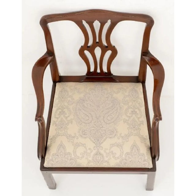 Georgian Mahogany Armchair, 1860s For Sale - Image 6 of 9