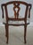 Vintage Italian Walnut Finish Vanity Bench Chair For Sale - Image 4 of 18