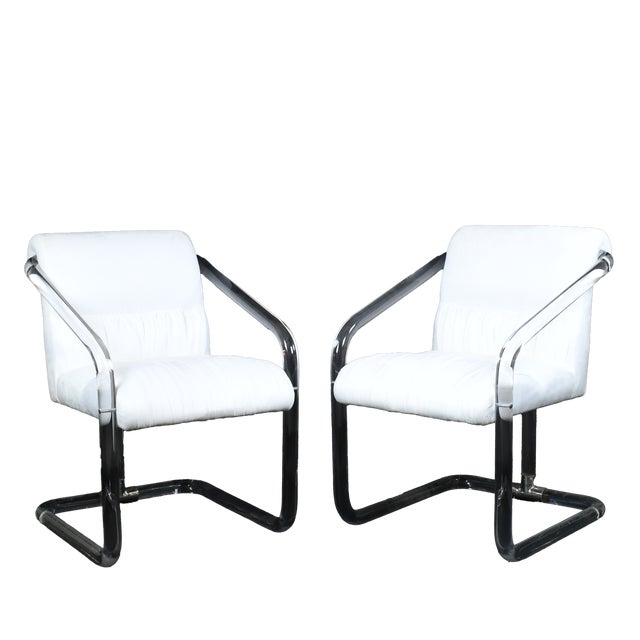 1980s Pair of Lion in Frost Chairs For Sale