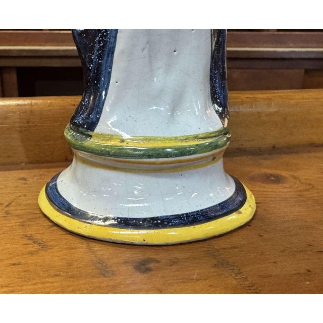 Late 19th Century Saint Mary in Breton Earthenware For Sale - Image 9 of 13