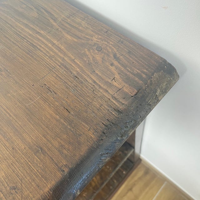 Vintage Wood Console Table, 1920s For Sale - Image 18 of 18