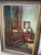 Richard Leutenez, Interior with Staircase, Oil on Canvas For Sale - Image 7 of 8
