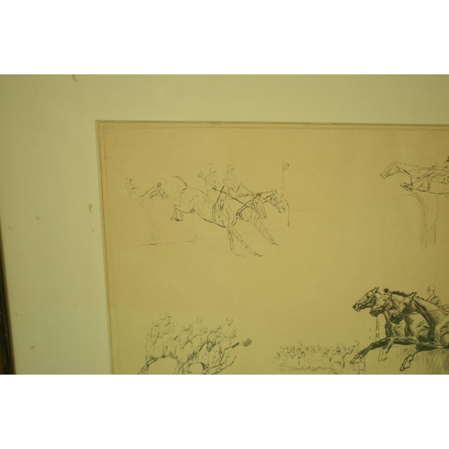 1930s 1930s Paul Brown Steeplechase Vignette For Sale - Image 5 of 7