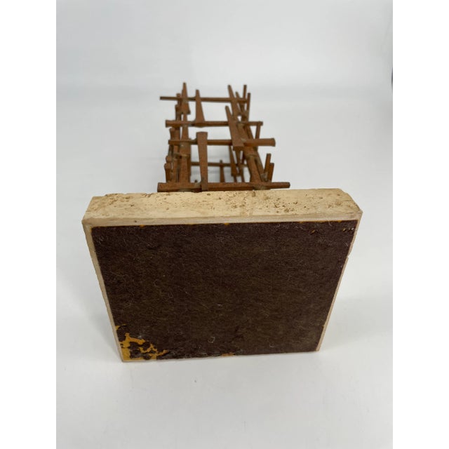 1960's Brutalist Modern Nail Sculpture by David Grossman For Sale - Image 10 of 11