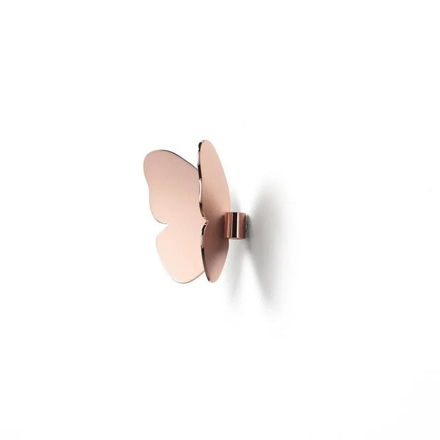Contemporary Butterfly Coat Hook with Copper Finish by Richard Hutten For Sale - Image 3 of 4