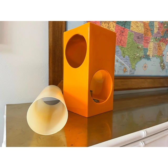 Midcentury Ceramic Cutouts Accent Lamp For Sale - Image 15 of 18