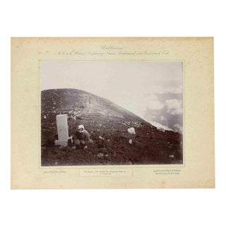 Eduard Hodek Jun, Japan, Der Gipfel des Fugjiama, Vintage Photograph, 1893 For Sale