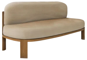 Oak Sofa by Collector