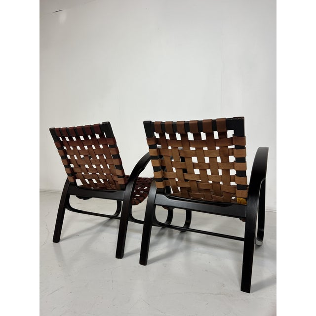 1930s Lounge Chairs by Jan Vanek, Czech Republic, 1930s, Set of 2 For Sale - Image 5 of 9