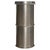 Rl 08 Cylindrical Pedestal in Brushed Aluminum by Caspal For Sale - Image 11 of 11
