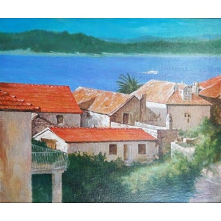 Oil Painting Orebic (Croatia) Korkishko Vasily For Sale