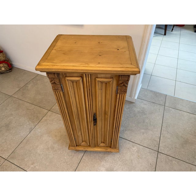 Antique Rustic Softwood Cabinet For Sale - Image 9 of 11