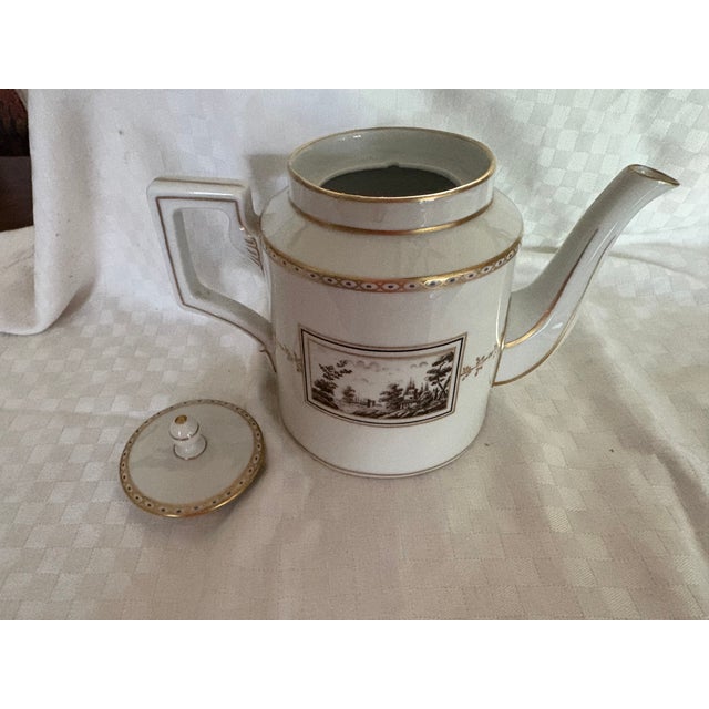 1960s Richard Ginori Coffee Pot in the Fiesole Pattern For Sale - Image 12 of 18