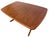 1980s Vintage Danish Modern Teak Dining Table W/2 Leaves - Refinished! For Sale - Image 5 of 12