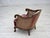 Vintage Danish Chair in Woven Wool and Velour, 1940s For Sale - Image 13 of 18