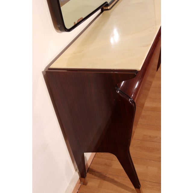 Mid-Century Credenza in Mahogany, Rosewood and Onyx by Osvaldo Borsani, Italy, 1950s For Sale - Image 13 of 18