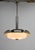 Stunning bauhaus chandelier executed by ias in 1930s. Opaline glass shade marked by pyroplex. Very good original...